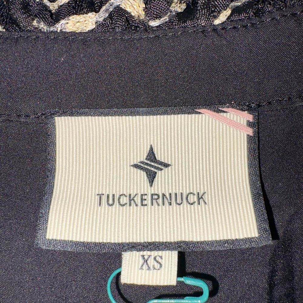 Tuckernuck Organza Palmerston Party Dress Black and Gold Mini Dress - Picture 4 of 4